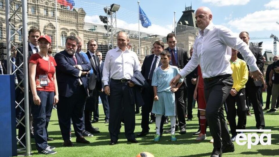 Путін та Інфантіно забили по м'ячу