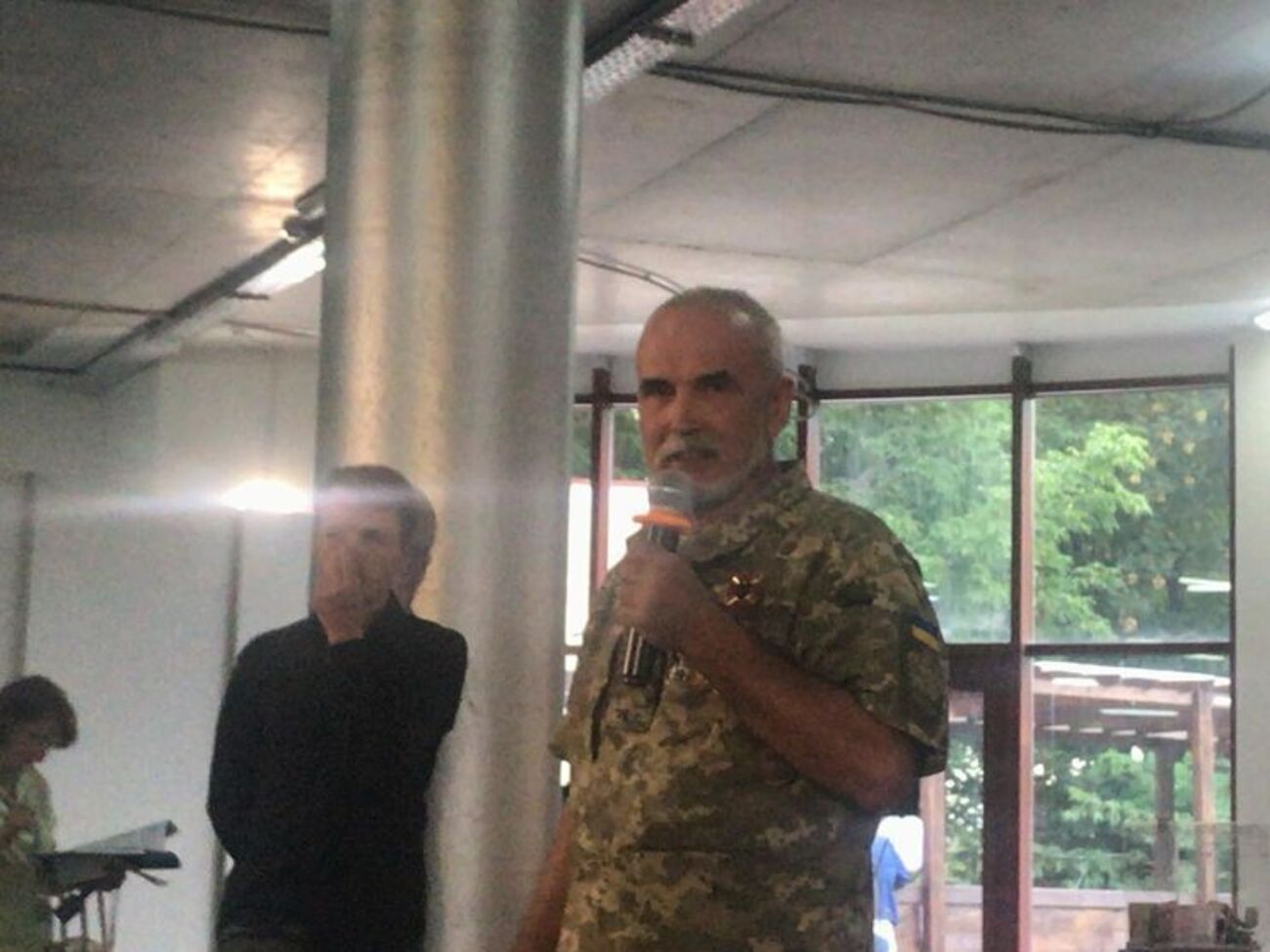 Мужчина сделал заявление на конференции, организованной ОБСЕ