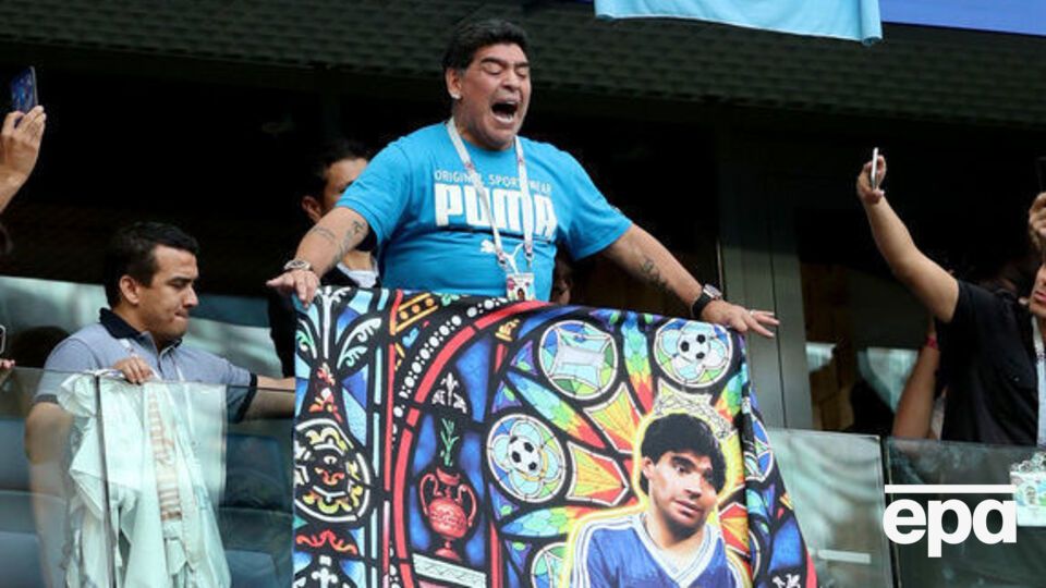 Марадона был на всех играх сборной Аргентины