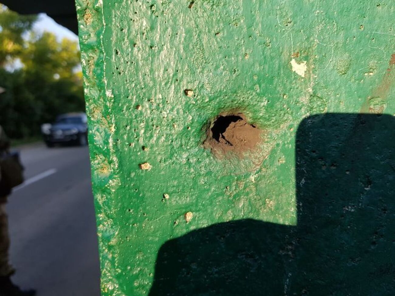 В результате обстрела никто не пострадал