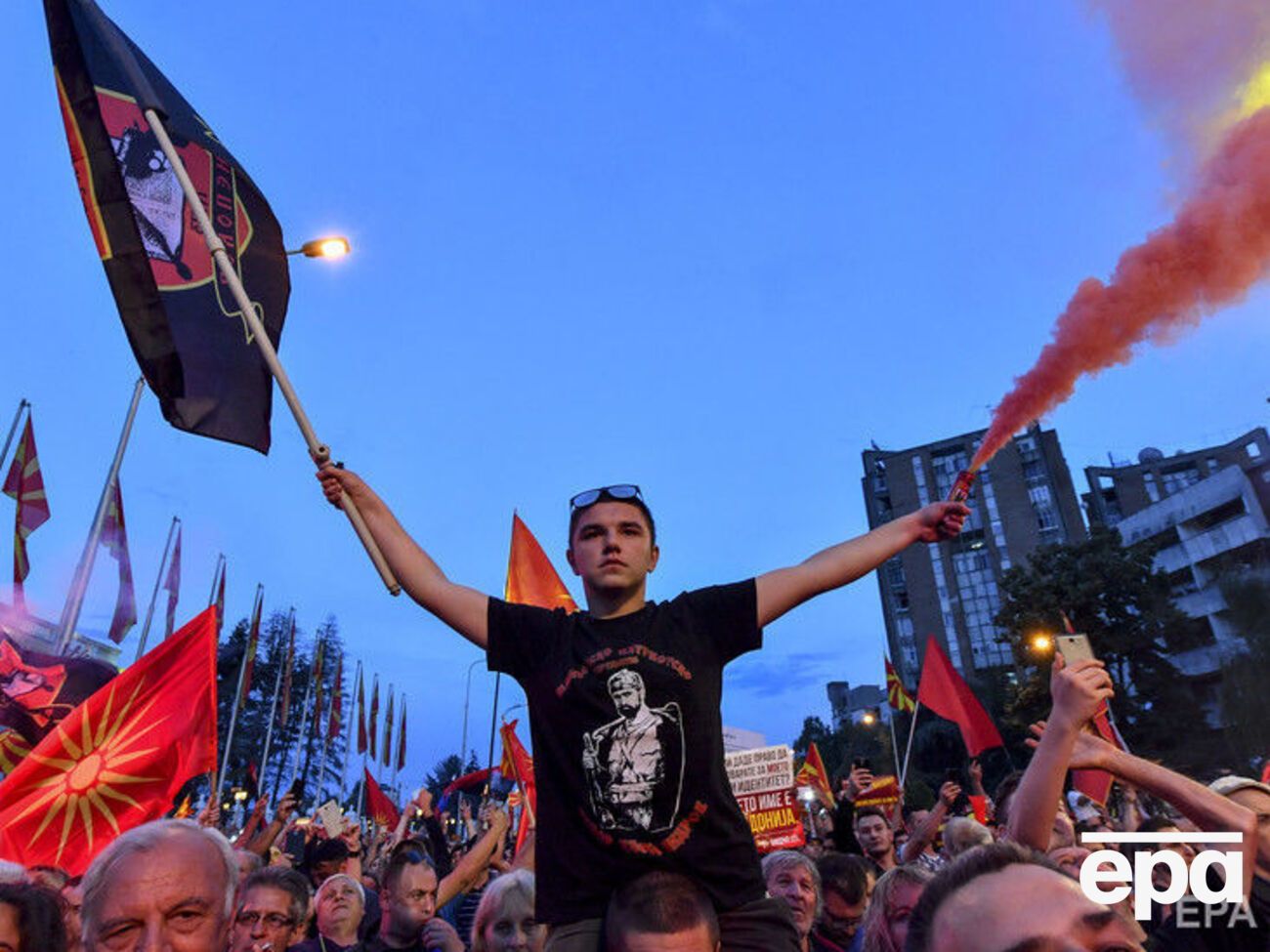 В Македонии прошли протесты