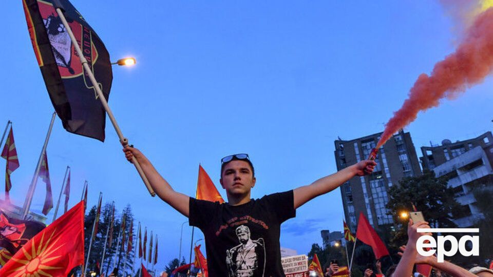 В Македонии прошли протесты