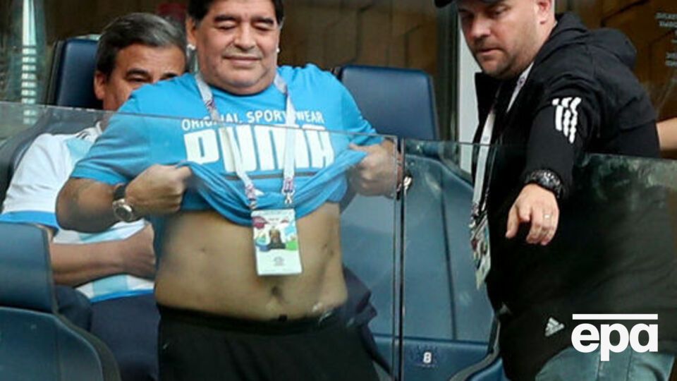 После последней игры сборной Аргентины на ЧМ Марадона попал в больницу