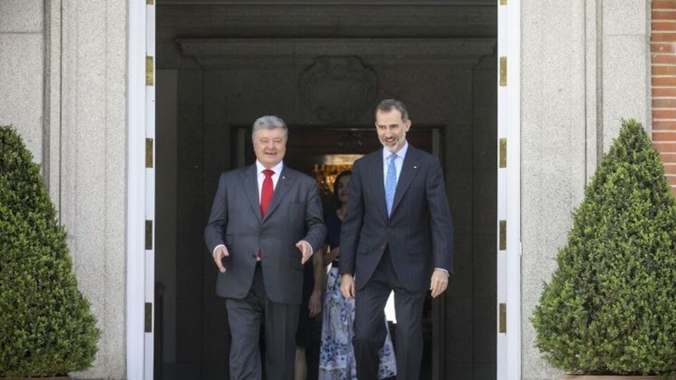 Порошенко подякував іспанському монарху за підтримку суверенітету і територіальної цілісності України