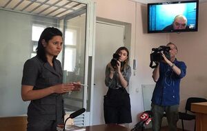 Адвокат Крысина Татьяна Гнатюк (на фото) обвинила судью Любовь Леонтюк в "предвзятости"