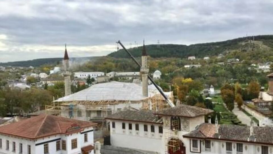 Оккупационные власти Крыма в Ханском дворце проводят масштабные работы