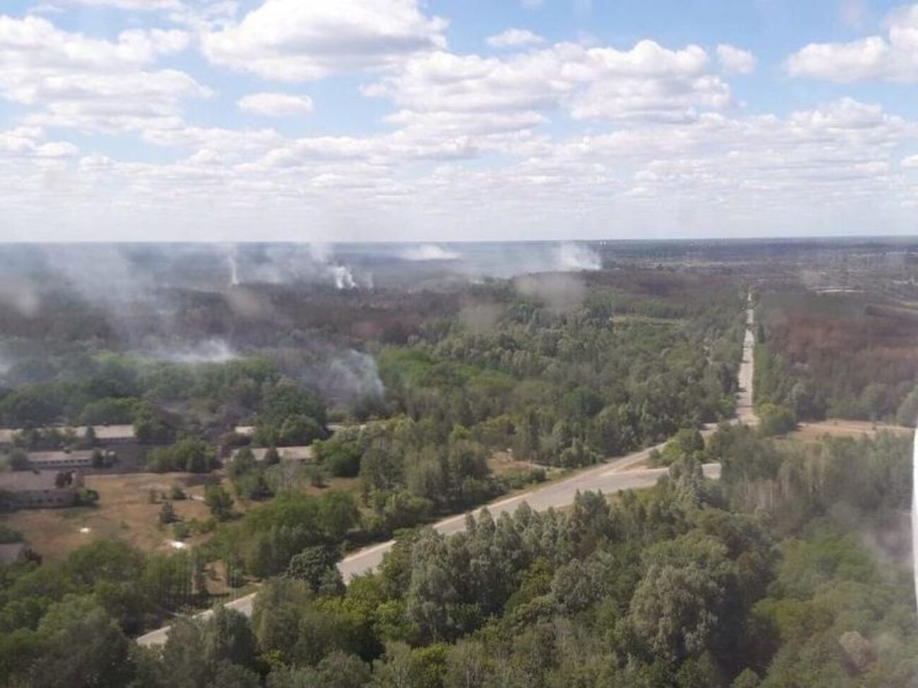 Пожежа в зоні відчуження почалася 5 червня