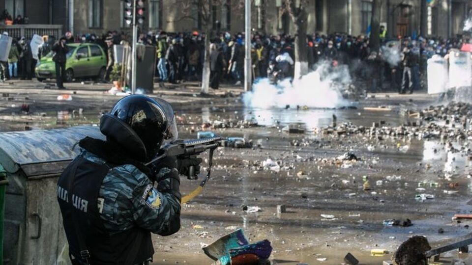 Масові протести в Києві відбувалися на початку 2014 року