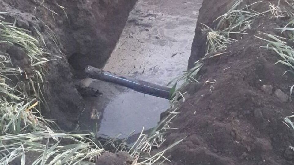 Трубопровод вел на территорию РФ