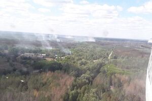 Пожежу в Чорнобильській зоні загасили