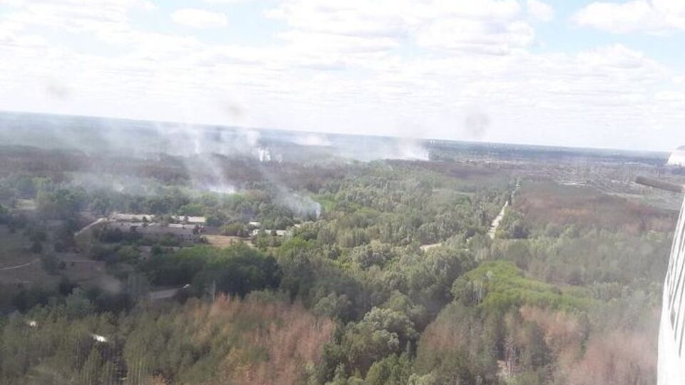 Пожежу в Чорнобильській зоні загасили