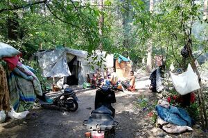 Працівників лісопарку на захоплену територію роми не допускають