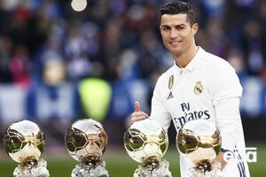 Роналду виграв чотири "Золоті м'ячі", будучи гравцем "Реала"