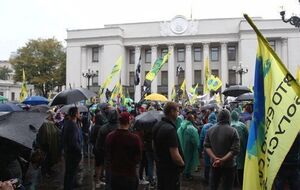 Акція автомобілістів у центрі Києва буде безстроковою, заявили в "Авто Євро Силі"