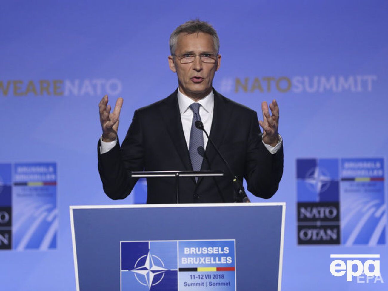Столтенберг: В этом году мы ожидаем, что восемь союзников потратят 2% ВВП на оборону по сравнению с тремя в 2014 году
