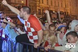 Хорватские болельщики не сдерживали эмоций