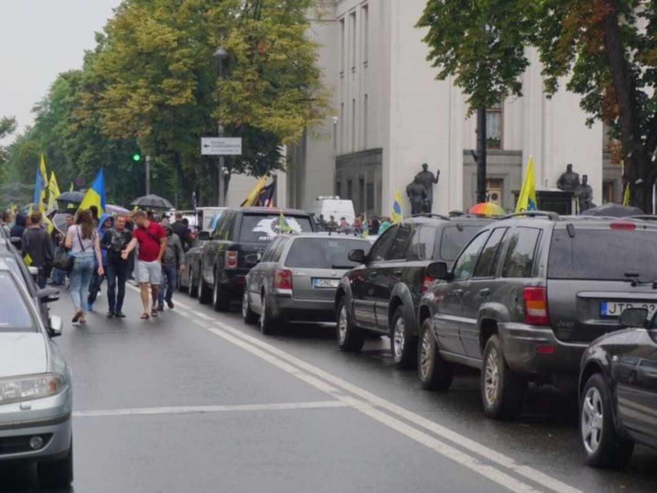 Одному з учасників акції протесту під Радою загрожує до семи років в'язниці