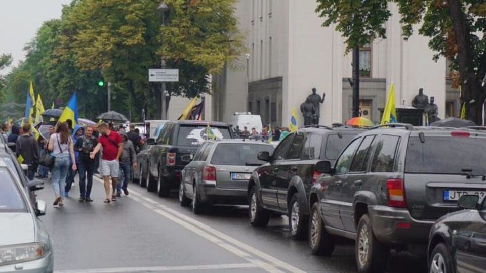 Одному з учасників акції протесту під Радою загрожує до семи років в'язниці