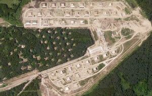 На спутниковых снимках видно строительство военных объектов в Калининградской области на границе с Польшей
