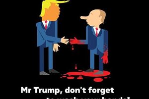 Трампу рекомендуют помыть руки после общения с Путиным