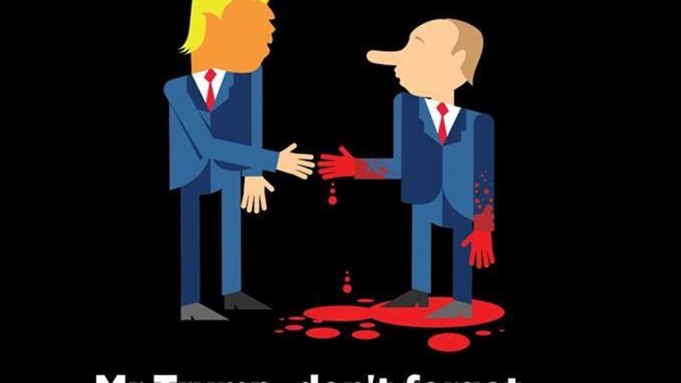 Трампу рекомендуют помыть руки после общения с Путиным