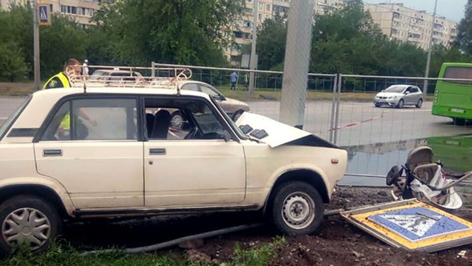 ДТП случилось возле пешеходного перехода