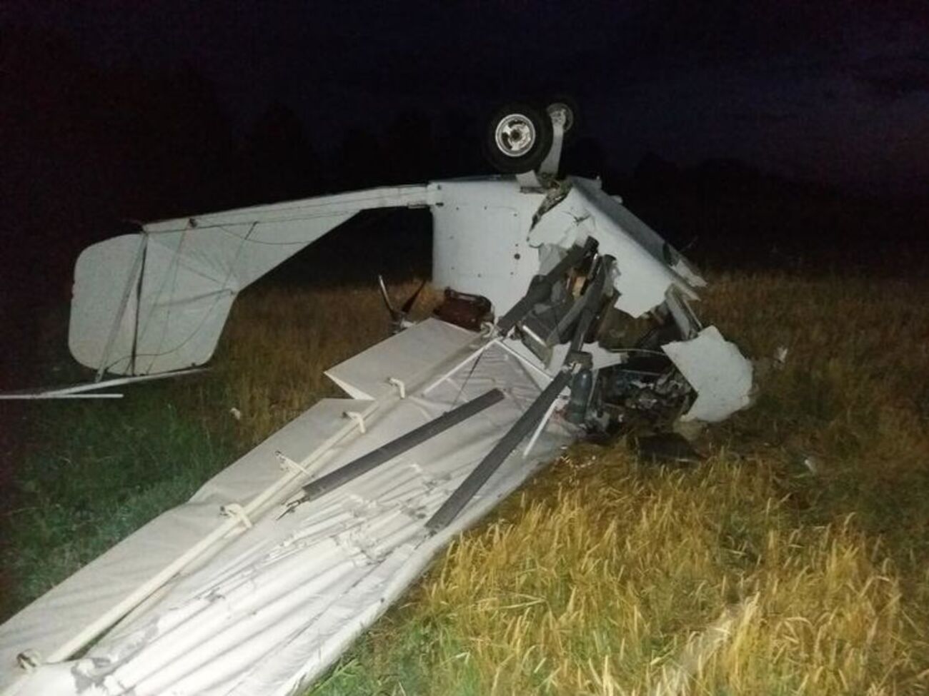 Літак розбився 15 липня 2018 року між селами Погожа Криниця і Заруддя Роменського району Сумської області
