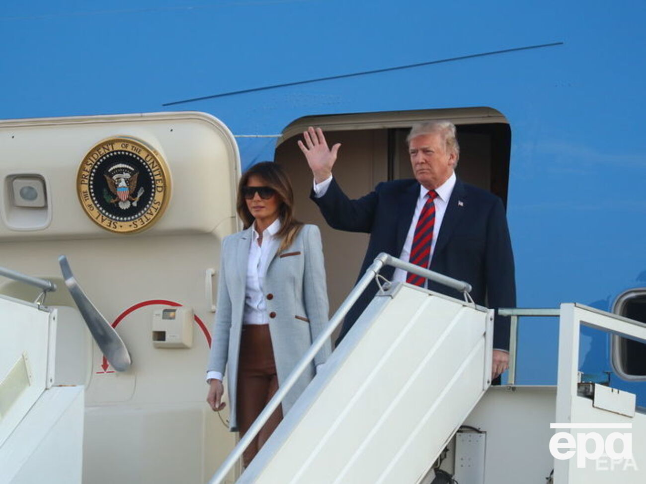 Трамп прилетів до Гельсінкі на зустріч із Путіним. Фоторепортаж