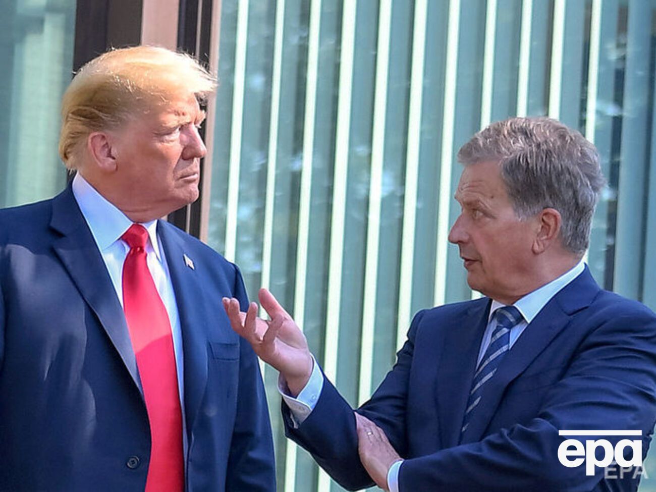 Трамп подякував своєму фінському колезі Нійністьо за організацію саміту в Гельсінкі