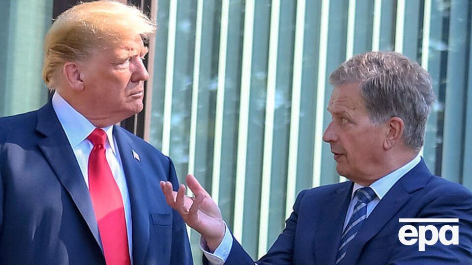 Трамп подякував своєму фінському колезі Нійністьо за організацію саміту в Гельсінкі