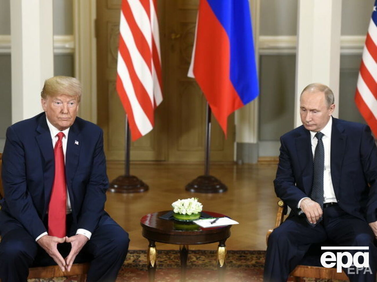 Трамп на встрече с Путиным: Я во время своей предвыборной кампании говорил, что &nbsp;ладить с Россией &ndash; это хорошая, а не плохая вещь