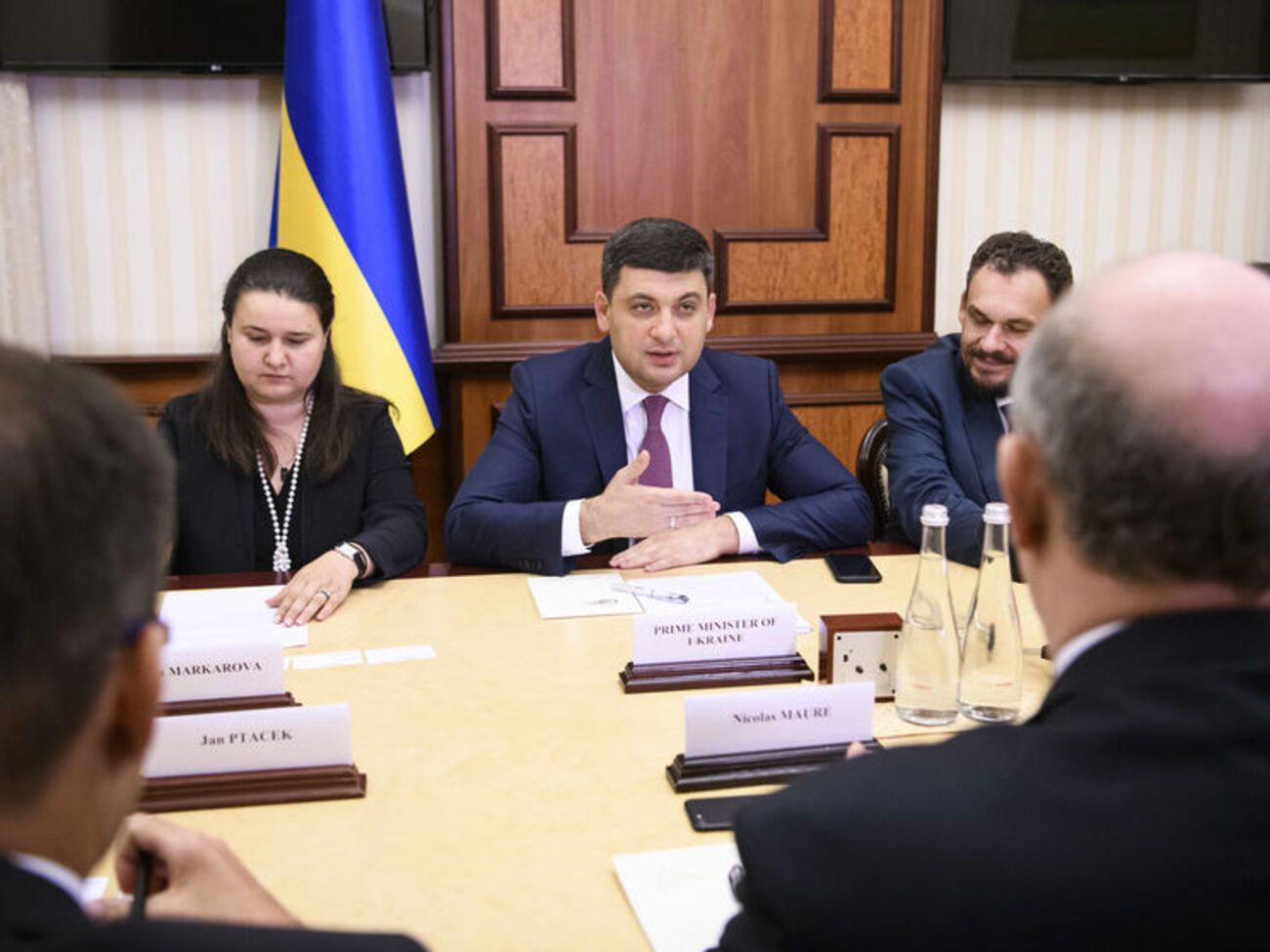 Гройсман:&nbsp;Мы заинтересованы в развитии производственных связей с Францией