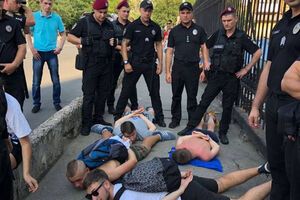 Полиция задержала болельщиков, которые устроили драку возле дельфинария