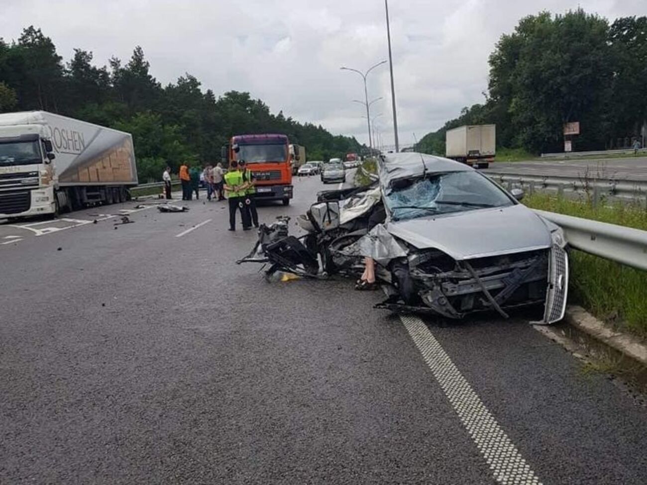 ДТП сталася на 75 км дороги Київ &ndash; Харків