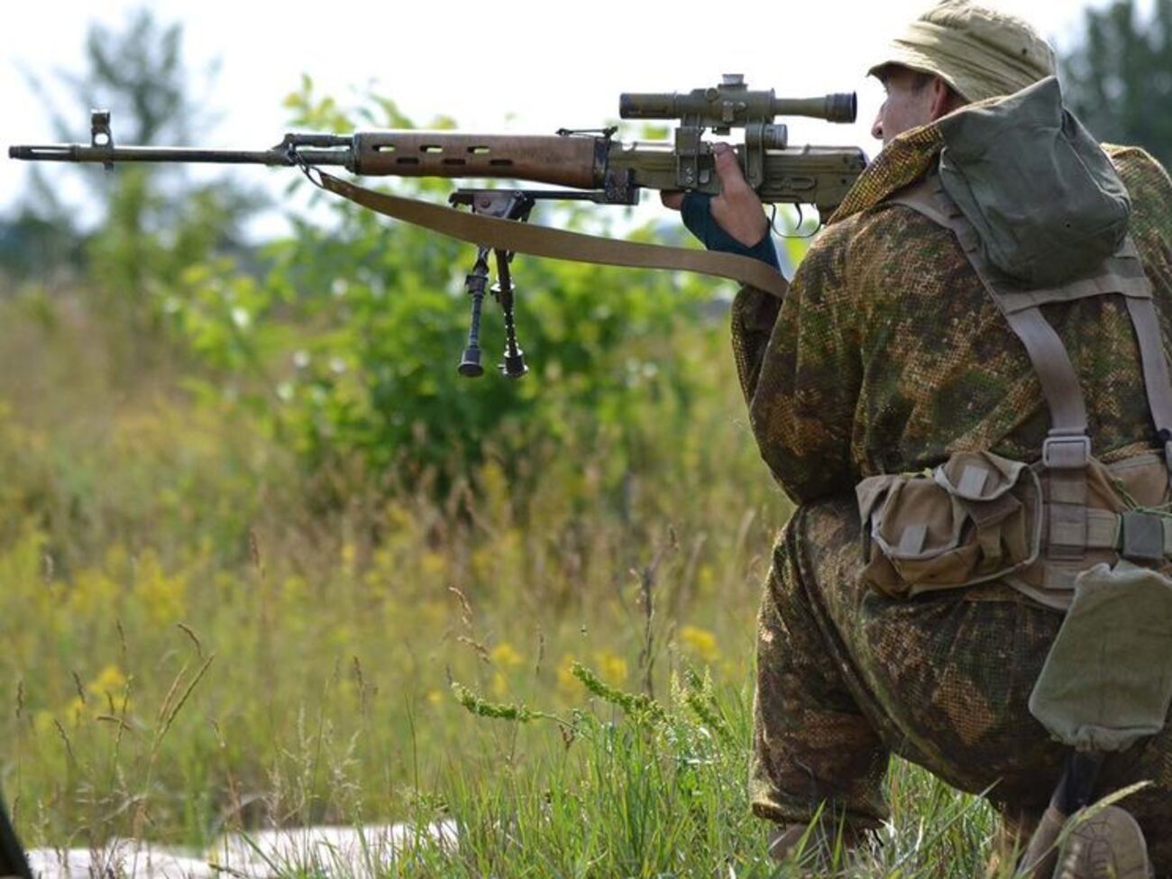 Пострадали двое украинских военных