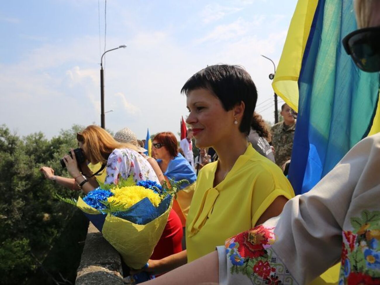 В Лисичанске отметили четвертую годовщину освобождения от боевиков. Фоторепортаж