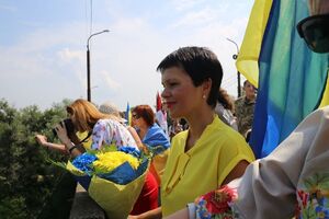 В Лисичанске отметили четвертую годовщину освобождения от боевиков. Фоторепортаж