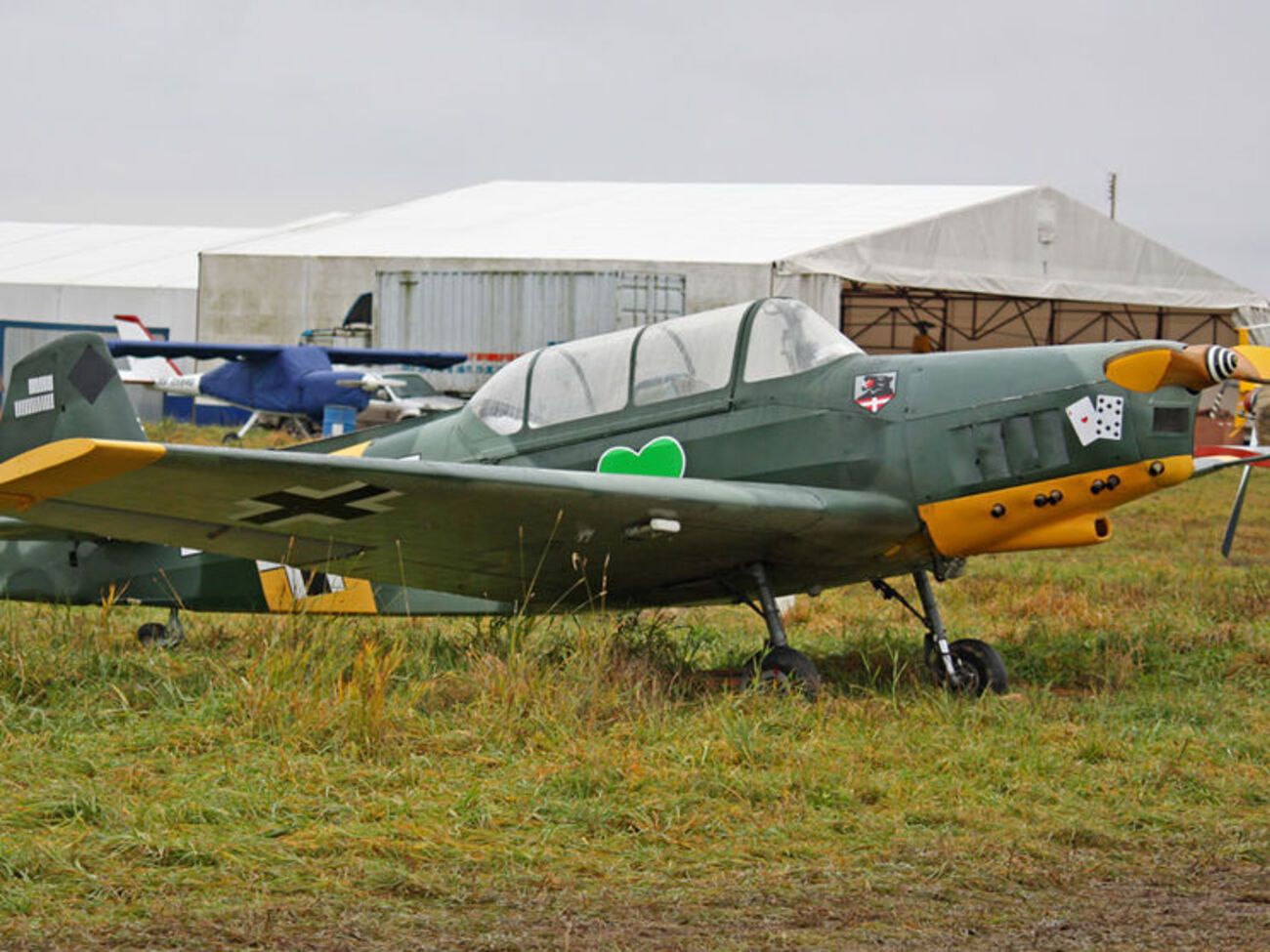 Учебный самолет Zlin-326 разработан в Чехии