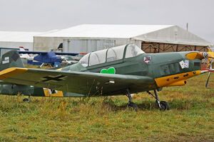 Навчальний літак Zlin-326 розроблено в Чехії