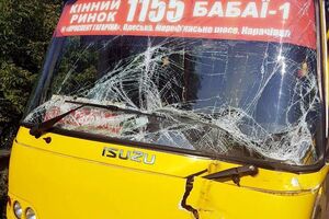 Водій маршрутки не постраждав