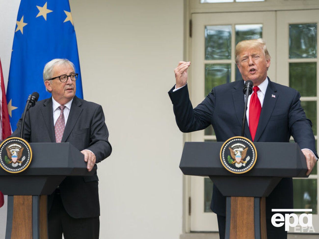 Жан-Клод Юнкер і Дональд Трамп обговорили економічне співробітництво між ЄС та США