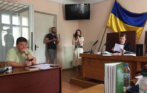 Отвод Леонтюк рассматривала судья Дарницкого суда Ольга Просалова (справа)