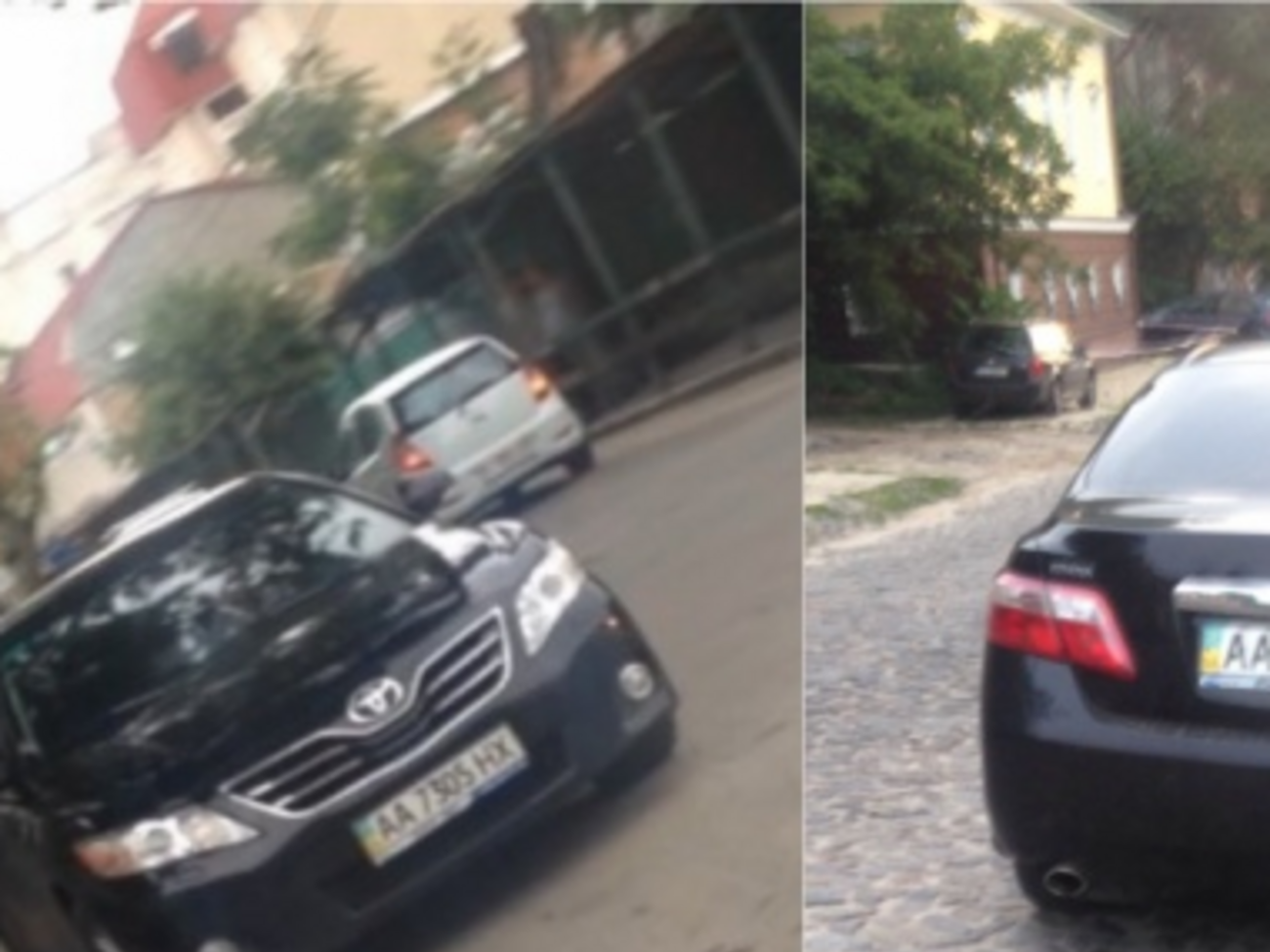 За журналістами стежили з кількох автомобілів