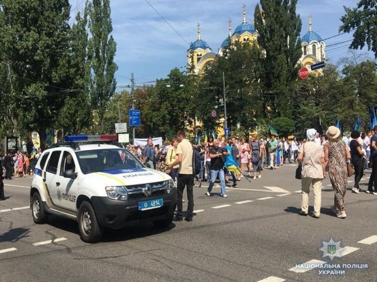 Полиция Киева работает в усиленном режиме