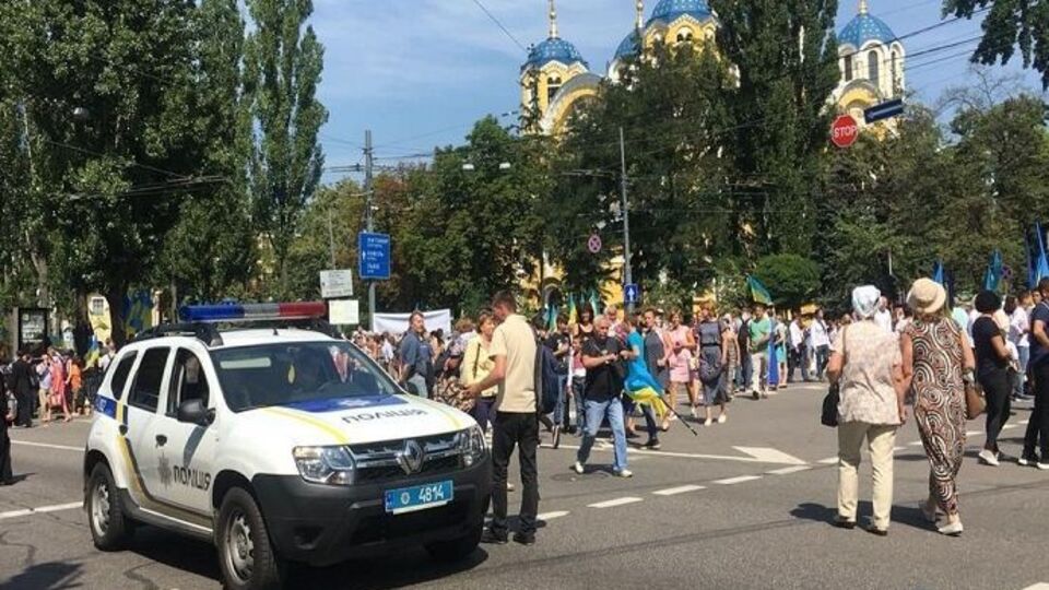 Полиция Киева работает в усиленном режиме