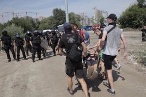 У "Нацдружинах" стверджують, що їхніх активістів побили поліцейські