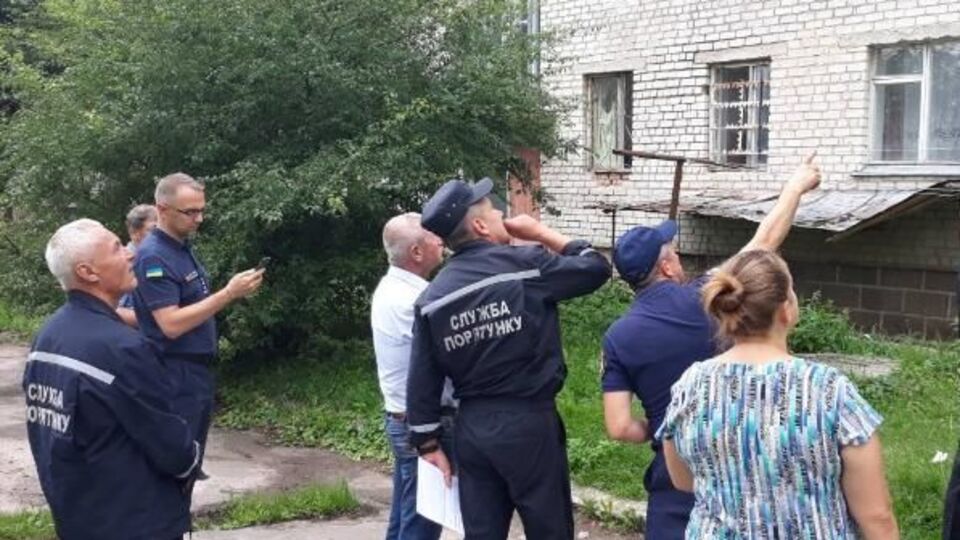 Унаслідок обвалення стіни гуртожитку ніхто не постраждав