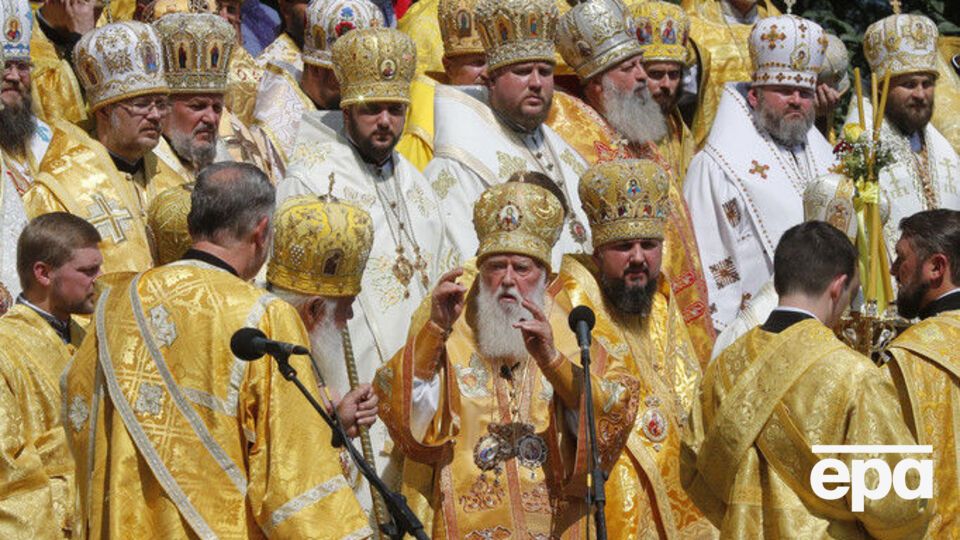 На Владимирской горке в Киеве прошел молебен по случаю праздника
