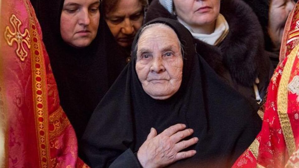 Монахине Варваре (в центре) было 90 лет