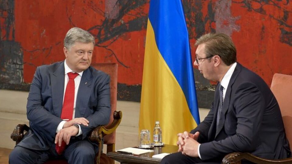 Порошенко и Вучич встретились во время официального визита украинского президента в Сербию